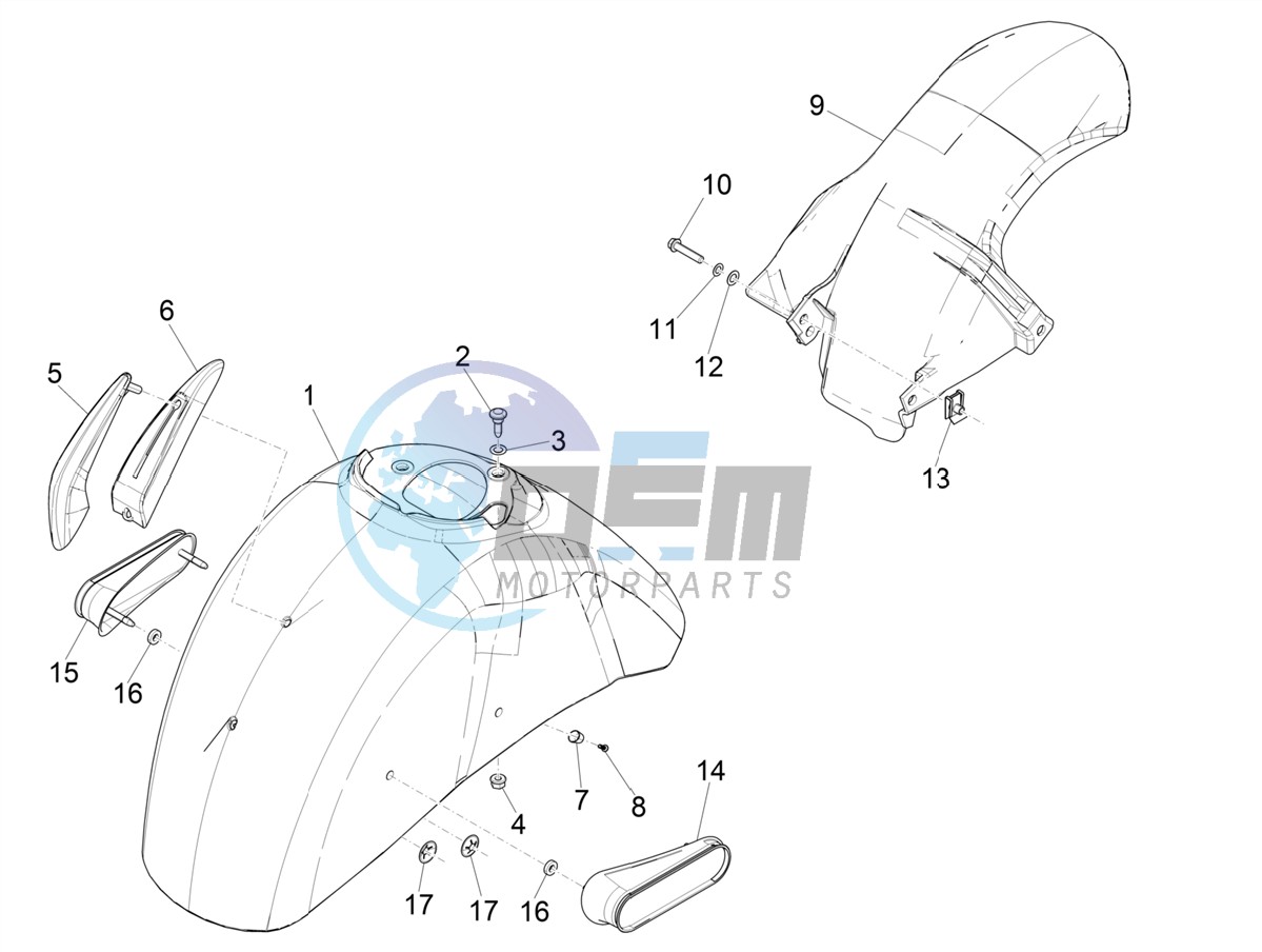 Wheel housing - Mudguard