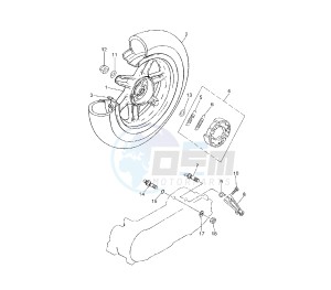 CS JOG R 50 drawing REAR WHEEL