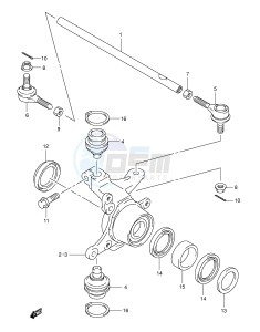 LT-F400 (E24) drawing STEERING KNUCKLE