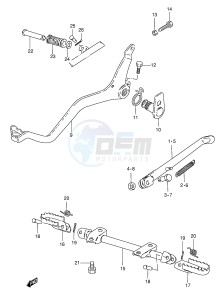 TS185ER (E1) drawing STAND (MODEL X Y K1)