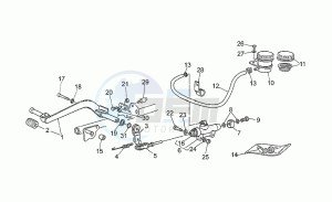 750 X Polizia - PA 2A Serie Polizia/PA 2A Serie drawing Rear master cylinder