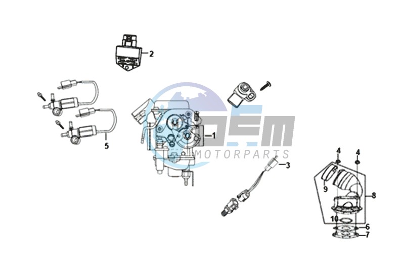 CARBURETOR / ECU UNIT