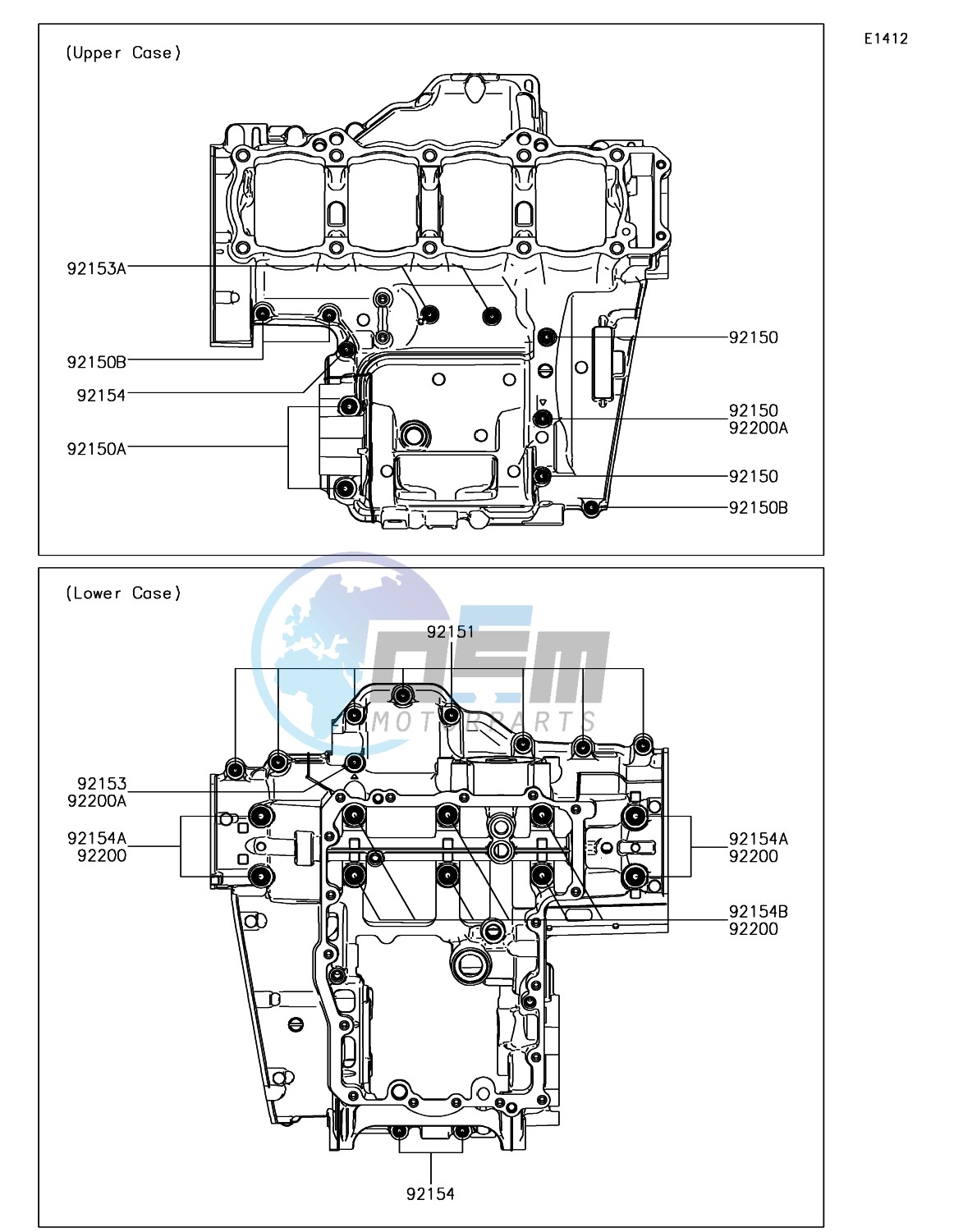 Crankcase Bolt Pattern