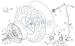 Sonic 50 Air drawing Front wheel