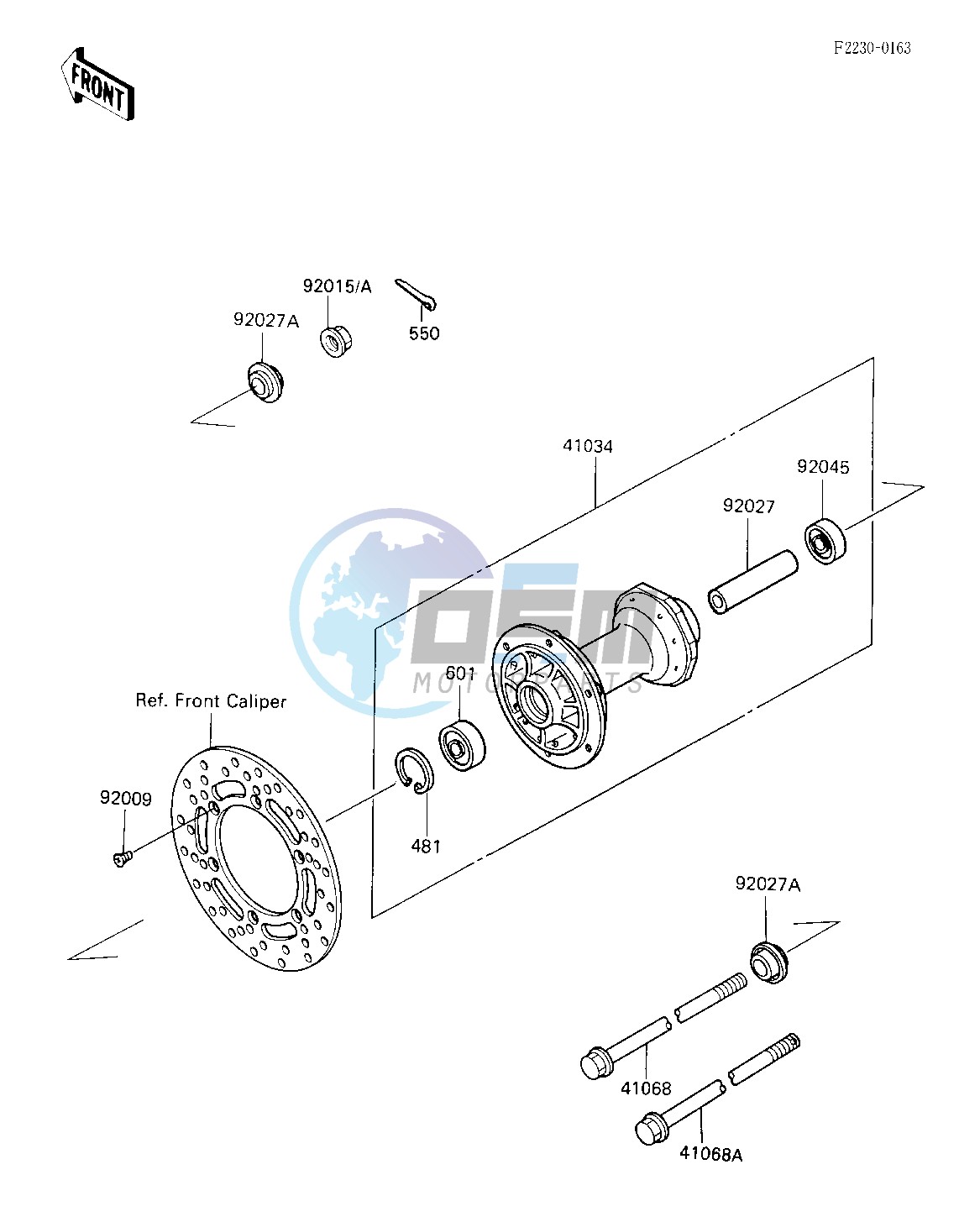 FRONT HUB