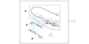 NC700SC drawing KIT,ACC SOCKET