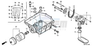 XL1000VB drawing OIL PUMP