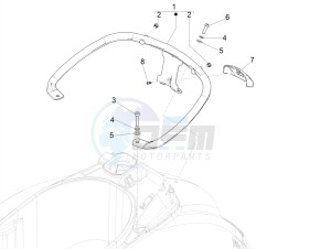 GTS 300 SUPER IE ABS E4 (APAC) drawing Rear luggage rack