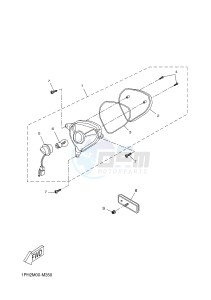 NS50N NITRO NAKED (1PL7 1PL7) drawing TAILLIGHT