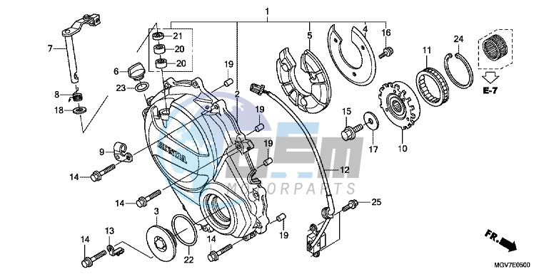 RIGHT CRANKCASE COVER