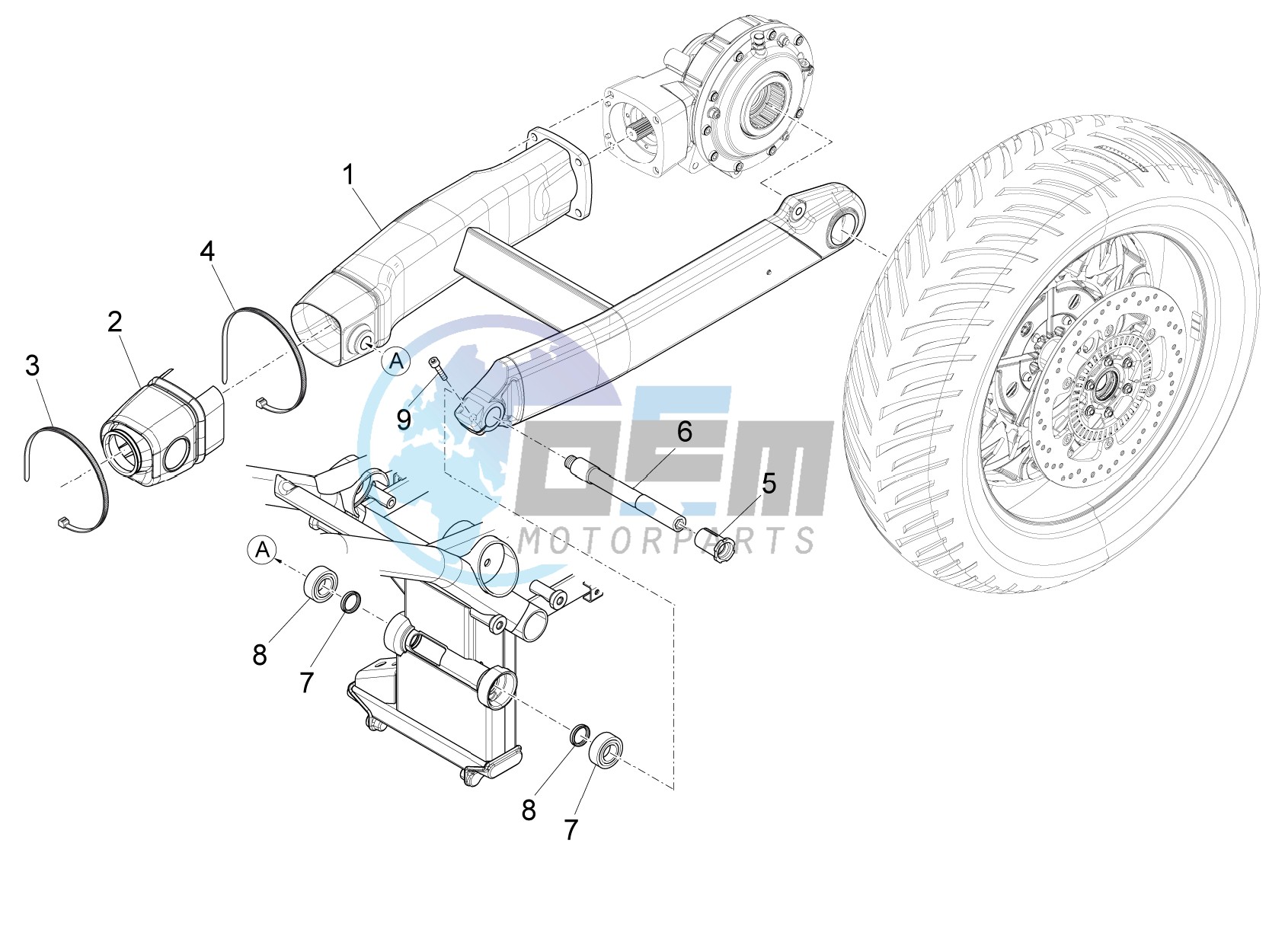 Swing arm