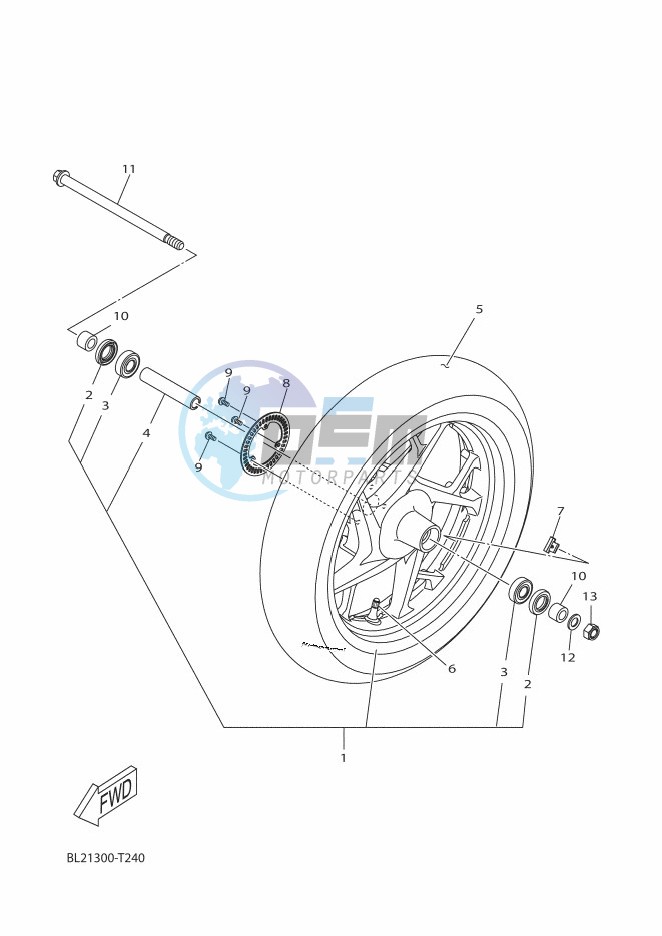 FRONT WHEEL