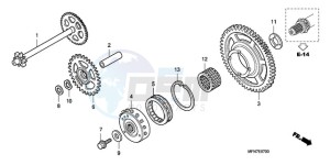 CB1000RA9 Europe Direct - (ED / ABS) drawing STARTING CLUTCH