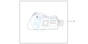 VFR1200FC drawing INDOOR CYCLE COVER