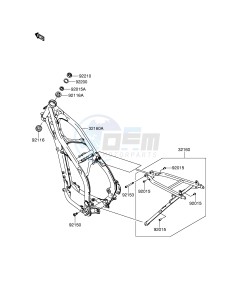 RM-Z250 (E28) drawing FRAME