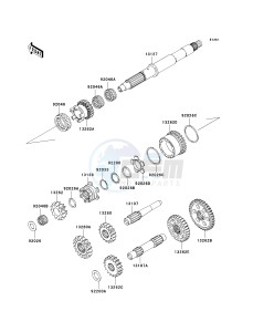 KRF 750 F [TERYX 750 4X4 NRA OUTDOORS] (F8F) F8F drawing TRANSMISSION