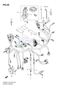 SFV650 (E3-E28) Gladius drawing WIRING HARNESS (SFV650L1 E3)