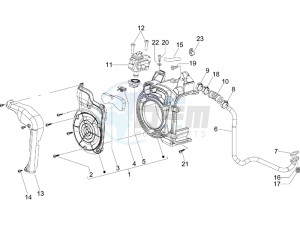 LXV 125 4T E3 drawing Secondary air box