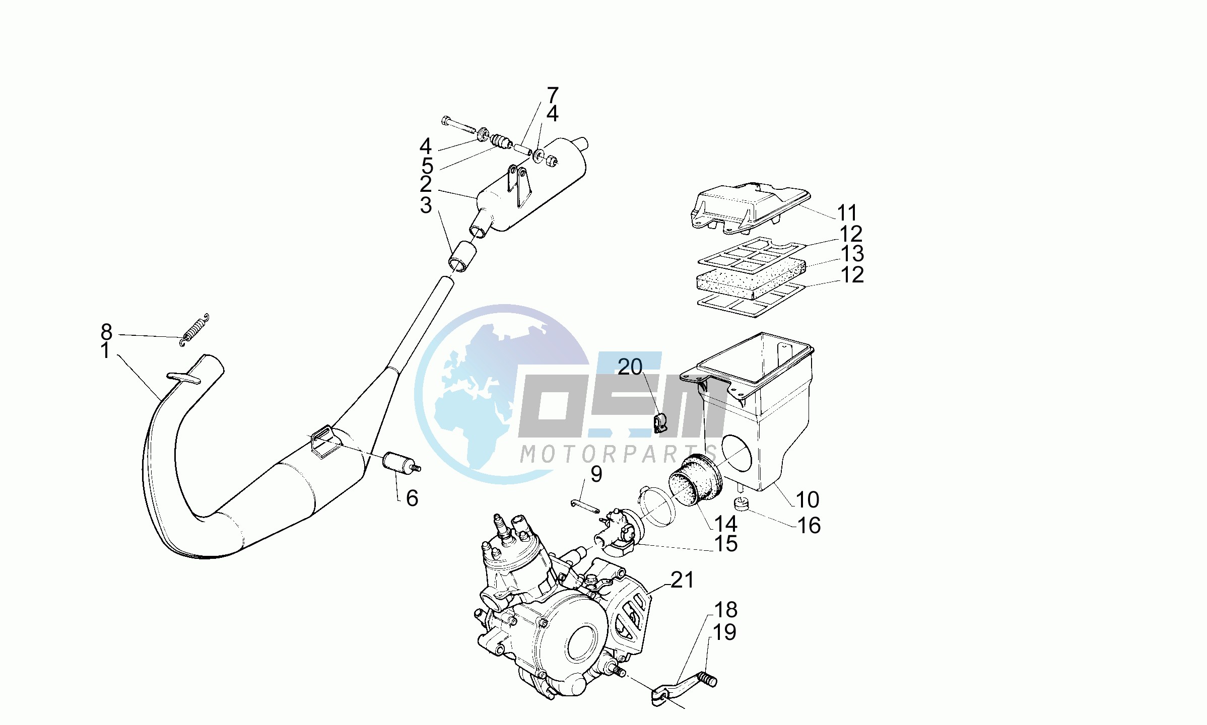 Exhaust unit