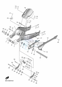 NIKEN GT MXT850D (B5B1) drawing REAR ARM