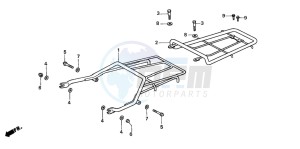 SH50D SCOOPY drawing LUGGAGE CARRIER