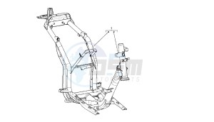 SONAR - 125 CC VTHLS1A1A 4T drawing FRAME