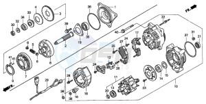 ST1100A drawing GENERATOR (ST1100T/V/W/AT/AV/AW)