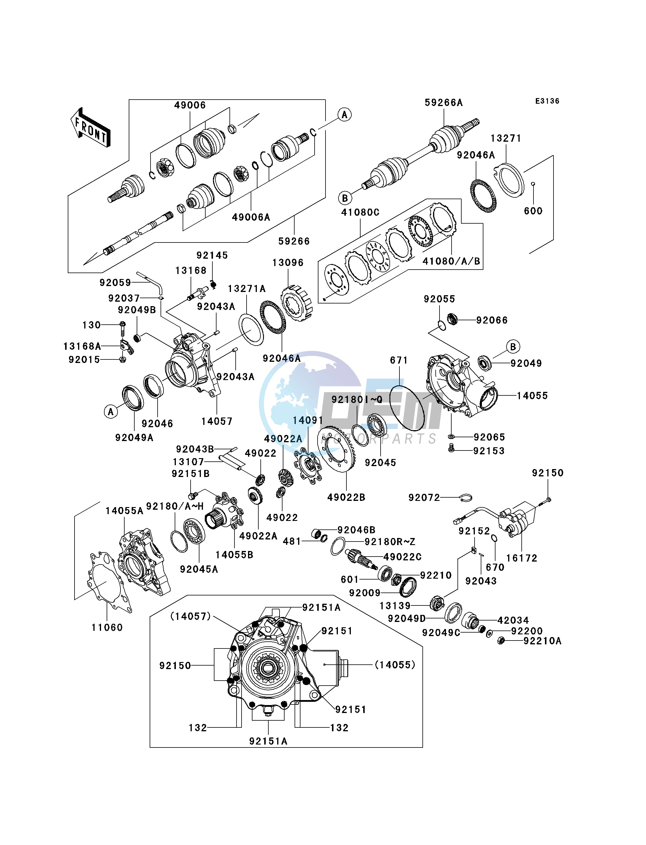 DRIVE SHAFT-FRONT