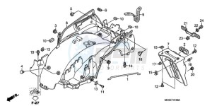 ST13009 Europe Direct - (ED / MME) drawing REAR FENDER