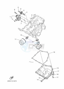 YZF250-A (B6P4) drawing OIL PUMP