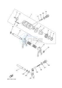 YFM700FWAD YFM7FGPSEB GRIZZLY 700 EPS SPECIAL EDITION (1HPB) drawing SHIFT CAM & FORK