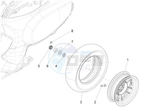 LXV 150 (NAFTA) drawing Rear wheel