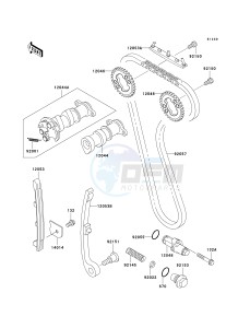 KLX 300 A [KLX300R] (A6F-A7A) A7F drawing CAMSHAFT-- S- -_TENSIONER