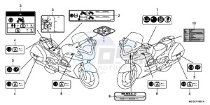 ST1300AE Pan Europoean - ST1300 UK - (E) drawing CAUTION LABEL (2)