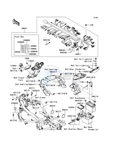 ER-6f EX650CBF GB XX (EU ME A(FRICA) drawing Chassis Electrical Equipment