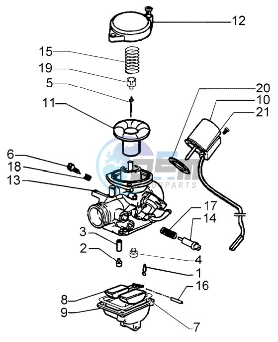 Carburettor component parts