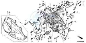 NC700DD INTEGRA E drawing RIGHT CRANKCASE COVER