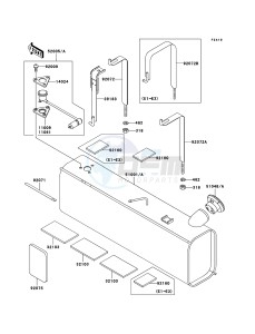 MULE 3010 4x4 KAF620-E5 EU drawing Fuel Tank