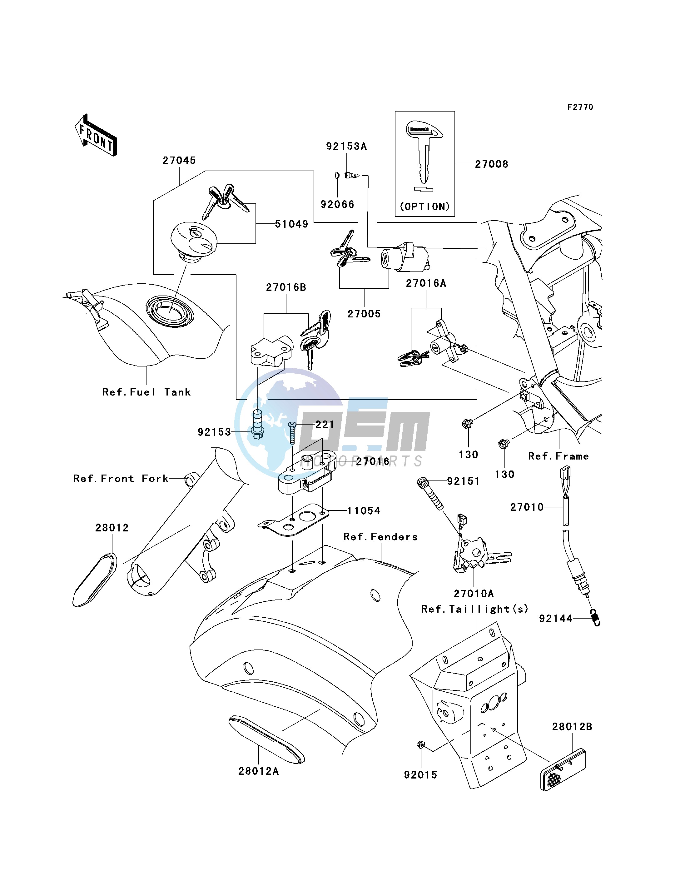 IGNITION SWITCH_LOCKS_REFLECTORS