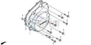 CB900F CB900F drawing GENERATOR COVER