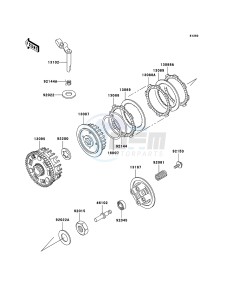 ELIMINATOR 125 BN125-A8 GB XX (EU ME A(FRICA) drawing Clutch