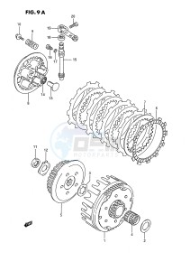 RM80 (E24) drawing CLUTCH (MODEL K L M N P R S)