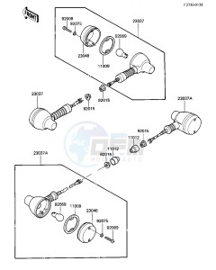 KL 600 B [KL600] (B1-B2) [KL600] drawing TURN SIGNALS