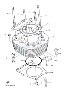 SR400 (2RDB) drawing CYLINDER