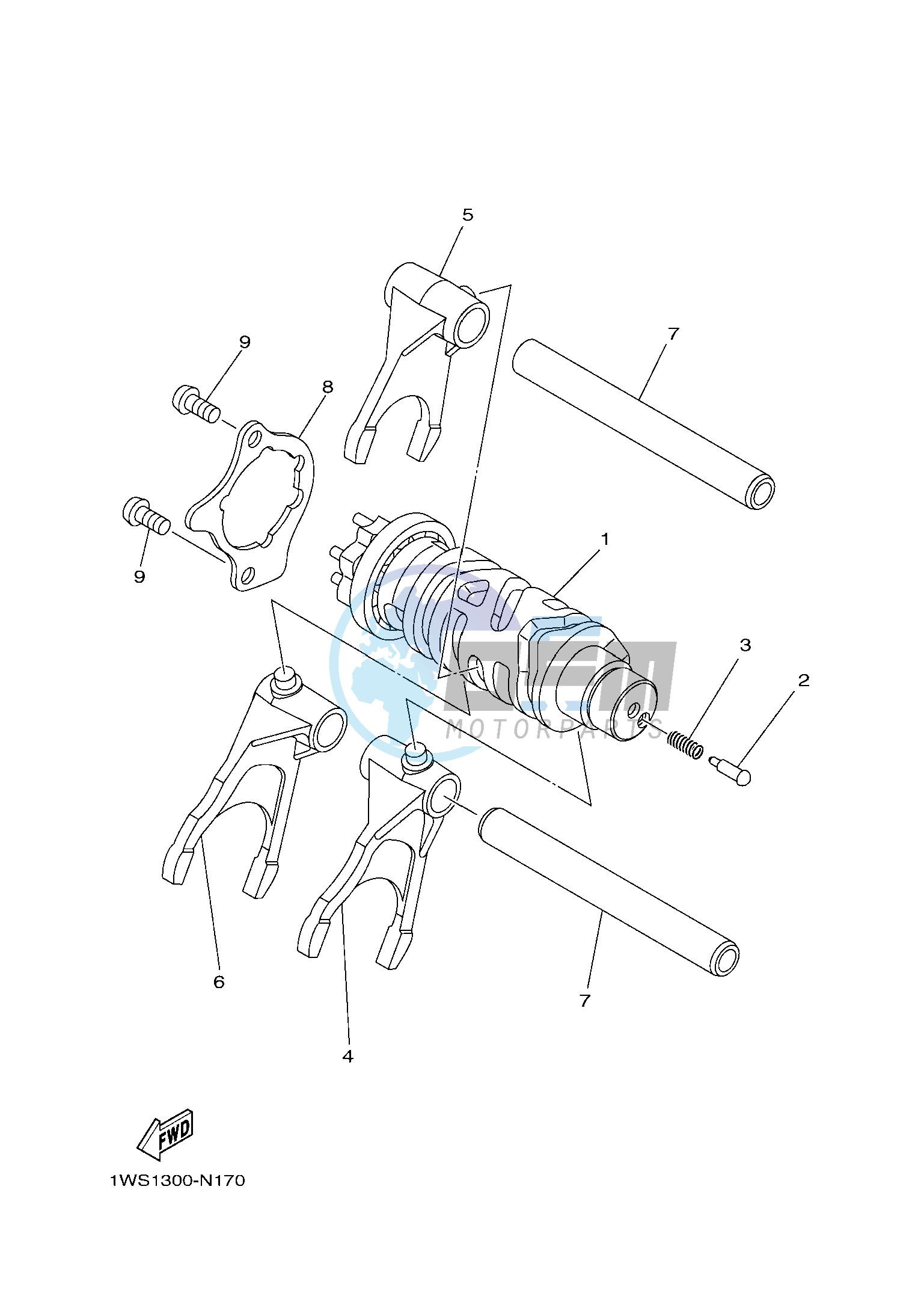 SHIFT CAM & FORK