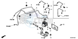 CB1100 UK - (E) drawing ABS MODULATOR