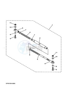 LF250XCA drawing STEERING-ACCESSORY-2