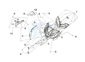 CRUISYM 125I ABS (L8 L9) EU EURO4 drawing FR. COVER