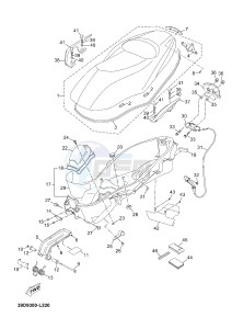 YP125RA (ABS) X-MAX125 ABS X-MAX125 ABS (2ABD) drawing SEAT