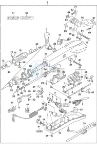 DF 70A drawing Tiller Handle